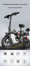 Clinio E-Bike 400 Watt Motor - 2023 Model - Elektrische Vouwfiets - 35 KM/H - Zwart